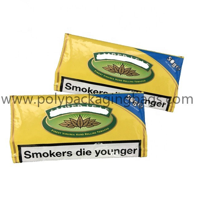 Resealable Zip Lock Plastic Cigar Humidor Bags