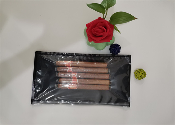 RTS Humidity Cigar Packaging Bags , Side Ziplock With Slider Cigar Humidor Bag