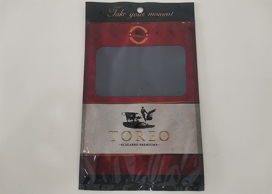 Display Frame New Cigar Humidifier Bag , Humidor Cigar Packaging Bags