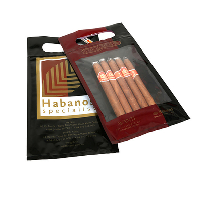 Wholsale Custom Printed Cheap Resealable Plastic Cigar Humidity Bags