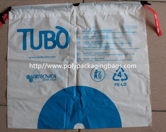 Children Toy Drawstring Plastic Bags / Customizable Drawstring Bags