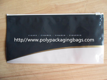 25cm Long Colorful Printed Zipper Plastic Bags With Slider For Boveda Cigars