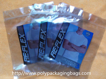 Clear Foil Ziplock Bags Antistatic Shielding Bags For Underwear Packaging