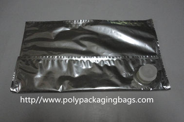 Security Food Grade Wine Bag In Box Packaging Customized Bib Bags With Butterfly Valve/ Spigot