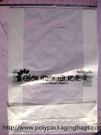 Recyclable Square Bottom Plastic Die Cut Bags for Apparels / Shoes
