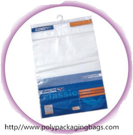Colorful Self Adhesive Printed Poly Bags With Hangers , Moisture Proof
