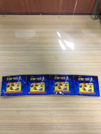 Blue Aluminium Foil Packaging Bags Glossy Colorful Printing Three Side Seal Foil Toys Bag