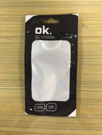 Zip Lock Plastic Bags / Custom Printed Zip Lock Bags For Cable Headphone Charger