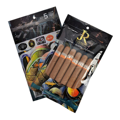 Custom Print Plastic Hand Rolling Smoking Accessories Custom Tobacco Cigar Travel Bag for Packaging Pouches