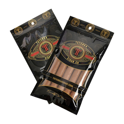Custom Print Plastic Hand Rolling Smoking Accessories Custom Tobacco Cigar Travel Bag for Packaging Pouches