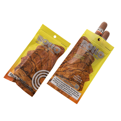 Custom Plastic Mini Portable Travel Cigar Humidor Packaging Bags Tobacco Humidifier Pouches for Cigar Related Accessories