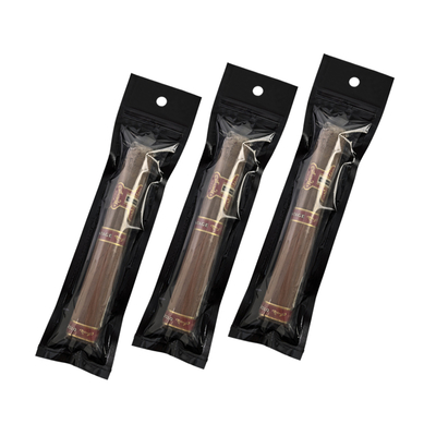 Portable Cigar Bag Transparent Sealed Moisturizing Storage Bag Outdoor Cigar Moisturizing Bag
