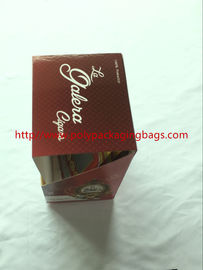 Professional Cigar Moisturizing Bags And Cigar Display Boxes OPP / PE Laminated