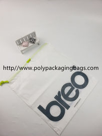 Custom Printed Small Apple Drawstring Plastic Bags With Cotton Pull Rop