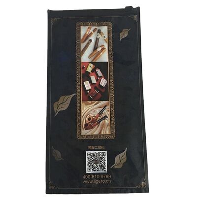 OPP LDPE Laminated Material Cigar Humidor Bags Designed to Hold 5 Cigars Perfect for Maintaining Optimal Humidity Levels