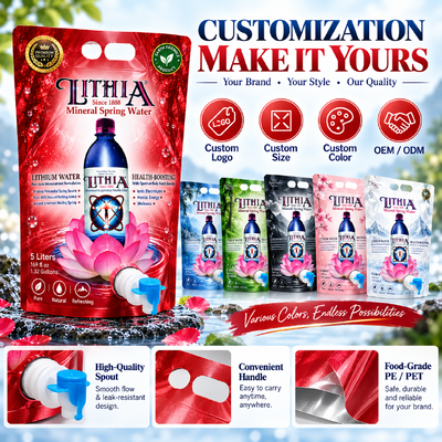 Stand Up Pouch With Butterfly Valve Stand Up Spout Bag Durable Packaging For Liquids And Food Products Oem Customization