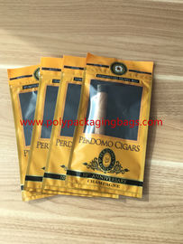 European And American Cigar Moisturizing Plastic Zipper Bags With Humidified System