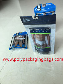 Custom Men 'S Undergarment Plastic Packing Bags With Logo Printing