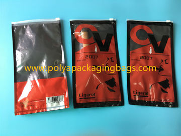 Customized Printed Small Cigar Humidor Bags / Cigar Packaging Bag