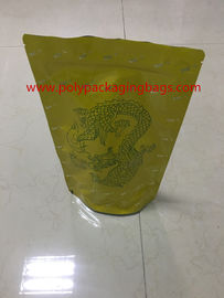 Top Zip Lock Stand Up Plastic Bags Resealable Laminated Aluminum Foil / Food Packaging Bag