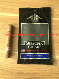 Portable Resealable Ziplock Cigar Humidor Bags Visible Through Clear Window
