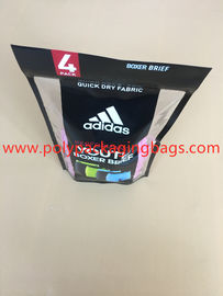 High - End Fashion Small Ziplock Plastic Bags For Clothes / Underwear Packaging Bag