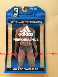 Custom Men 'S Underwear Panties Garment Packaging Bags  5 Colors Gravure Printing