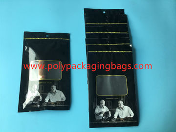 Cigar Ziplock Bags With Transparent Window Humidified System Cigar Zip Humibags