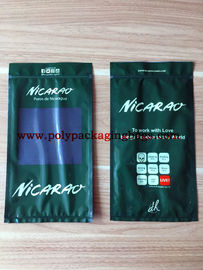 Black Green Printed Five Cigar Humidor Bags