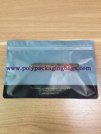 Gravure Printing Zip Lock Black 25cm Cigar Plastic Bags