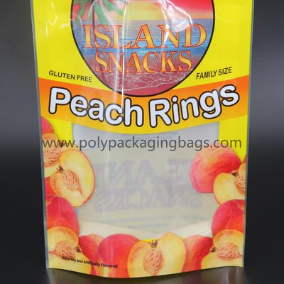 Snacks Packaging Ziplock Plastic Stand Up Pouch