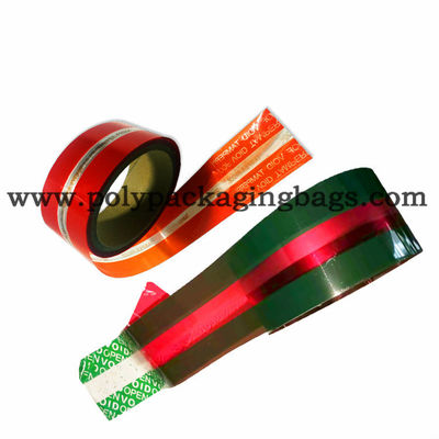 Level 4 Water Solvent Tamper Proof Tape For Security Bags