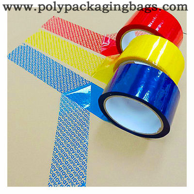 Offset Printing Perforated Tamper Proof Tape For Carton Package