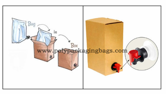 Reusable Double Layer Liquid Storage Aluminum Foil Bag BIB Bag In Box Bags For Wine