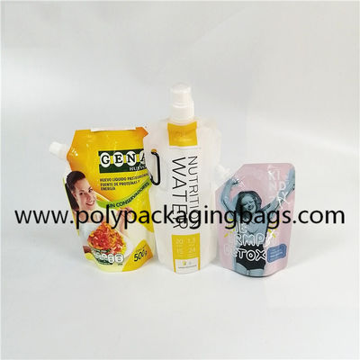0.18mm Aluminum Foil Spouted Pouches Packaging For Beverage