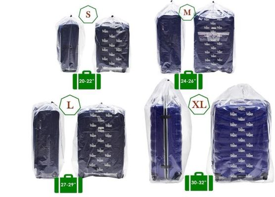 TPCH 0.07mm PE Plastic Drawstring Storage Bags For Clothes