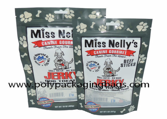Self Reliance Aluminum Foil Resealable Pouches For Pet Food Packaging