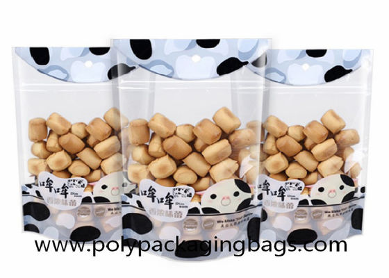 Resealable MOPP Foil Ziplock Bags For Food Packaging