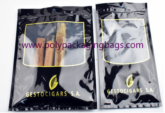 Portable Resealable Plastic Cigar Humidor Bags To Keep Cuban Cigars Fresh And Good Taste