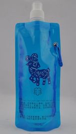 16 Oz Water Bottle Bag Stand Up Pouch With Spout in PET / Nylon / LDPE