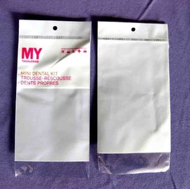 Resealable Cello BOPP Plastic Bags For Dental Kits / Cosmetic Kits
