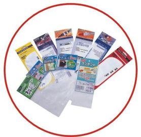 Recyclable Self Adhesive Transparent Plastic Sticker Bag With Header