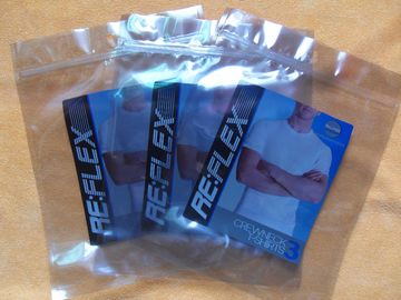 Recyclable Packaging Plastic Bags Clear Ziplock Bags For Brief Packing
