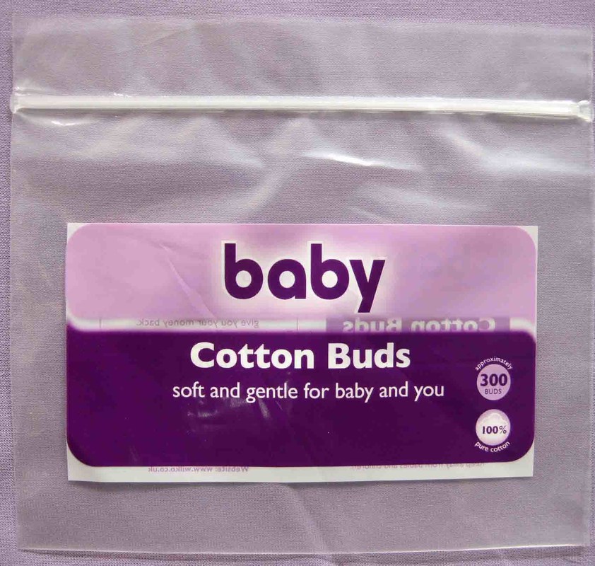 Simple Safe Baby Clothes Zipper Bag Wiith 38 Colors Gravure Printing