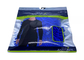 Garment Plastic Packaging Zip Poly Bag With Hanger Hook Biodegradable
