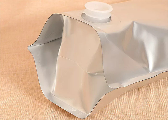 Aluminum Foil Reusable Wine Pouch With Spout /Spigot BOPA PE Materials