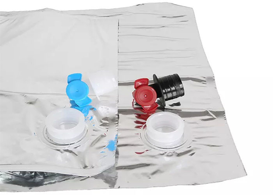 Customized Aluminum Foil BIB Bags In Box With Spigot Transparent For Juice