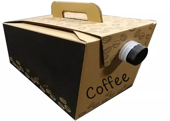 2L / 3L / 5L Disposable Coffee BIB Bag In Box Dispenser With Valve / Spigot 200 220 Microns