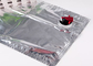 Red Wine / Oil / Water / Juice Detergent Aluminum Foil Bag With Tap Valve / Spigot
