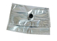 Reusable Silver Red Wine Quad Seal Bag Aluminium Foil Plastic Beverages Liquid BIB Bag With Spigot